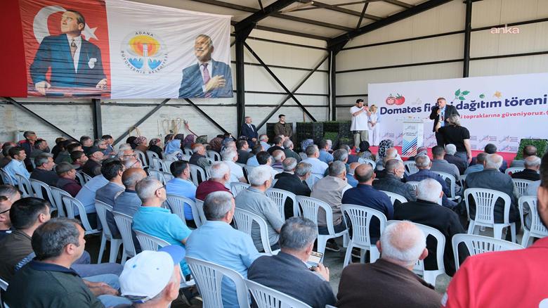 Adana Büyükşehir Belediyesi’nden Aladağlı çiftçiye domates fidesi desteği