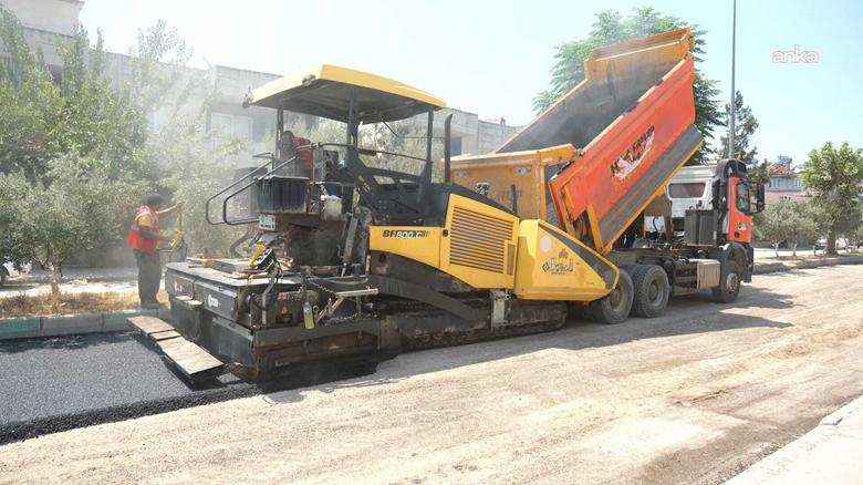 Adana Ceyhan Belediye Başkan Vekili Yıldız, sıcak asfalt çalışmalarını inceledi